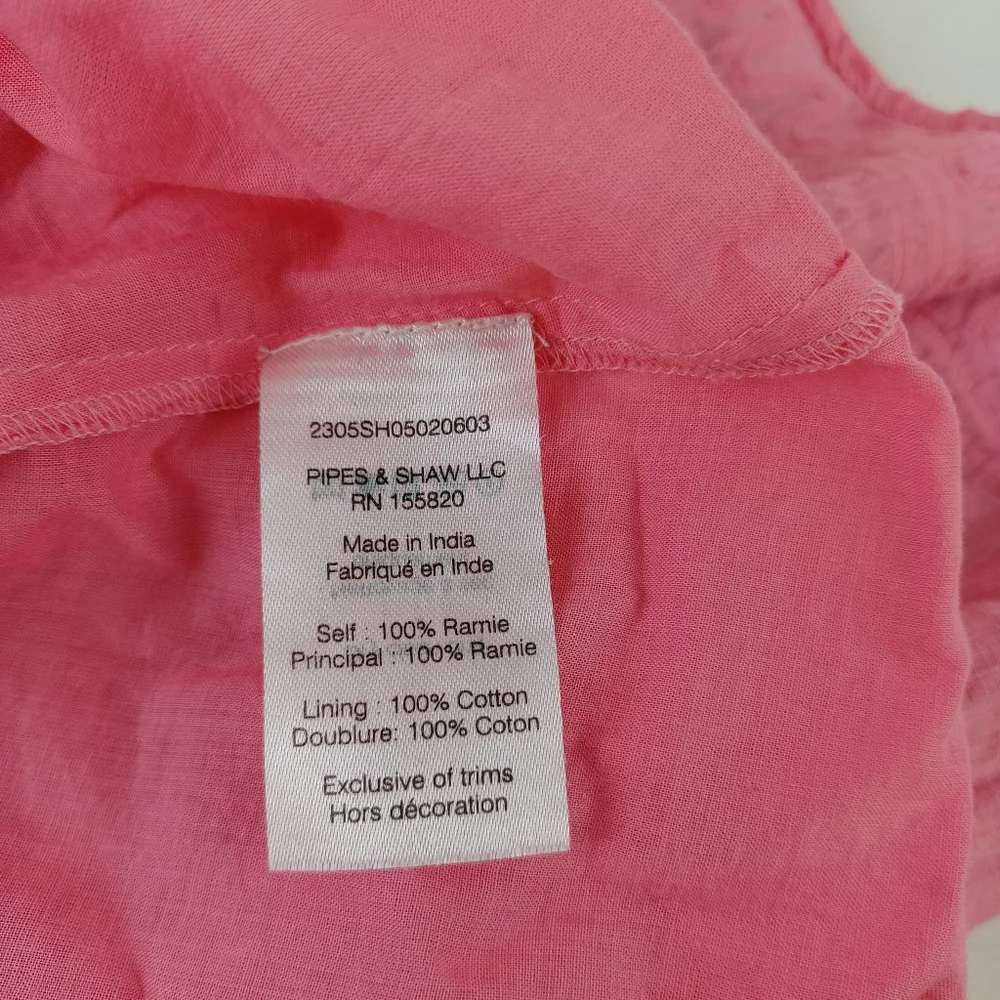 Veronica Beard Keely Tiered Mini Dress Size 4 Women Preppy Ramie In Dark Peony